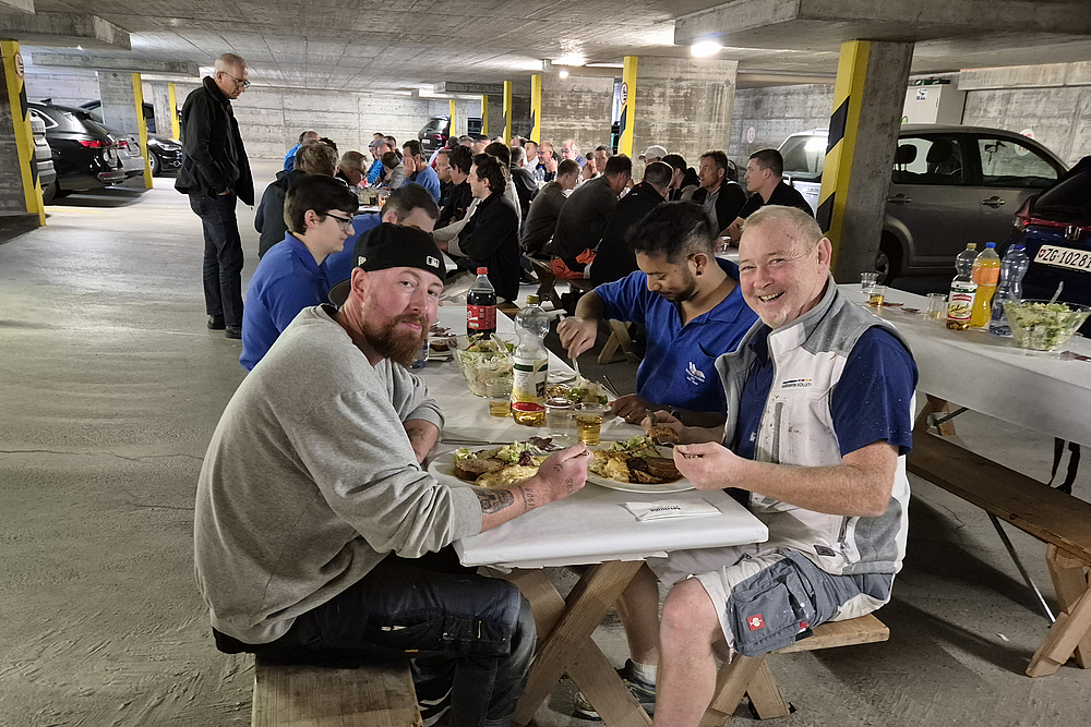 Sanierung Mugeren: Dank an die Handwerker